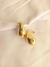 Brinco gota dourada Hailey grande banhados a ouro 18k na internet