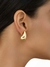 Brinco gota dourada Hailey pequena banhados a ouro 18k - comprar online