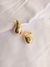 Brinco gota dourada Hailey pequena banhados a ouro 18k - Brinina Semijoias | Loja online de semijoias 