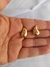 Brincos gota dourada Hailey pp banhados a ouro 18K na internet