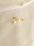 Brincos pérola 8mm banhado a ouro 18k