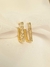 Brinco retangular cravejado banhado a ouro 18K - comprar online