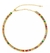 Choker riviera baguete colorida banhada em ouro 18k - Brinina Semijoias | Loja online de semijoias 