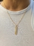 Colar placa Amor banhado a ouro 18k na internet