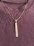 Colar placa Felicidade banhado a ouro 18k na internet