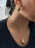 Conjunto colar e brincos gota bold haily banhados a ouro 18k - comprar online