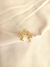 Brincos ear cuff com 3 borboletas zirconias cristal banhados a ouro 18K - loja online