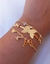 BRACELETE BRBOLETA LISA BANHADO A OURO 18K na internet