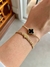 PULSEIRA GRUMET COM 1 CORAÇÃO BANHADA A OURO 18K