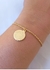 Pulseira pingente Pai Nosso Rita banhados a ouro 18k