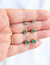 Trio de brincos turmalina banhados a aouro 18K - comprar online