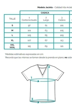 Casaca Jacinta Blanca PRINT. en internet