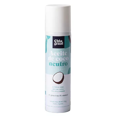 CHIA GRAAL ACEITE DE COCO NEUTRO EN AEROSOL