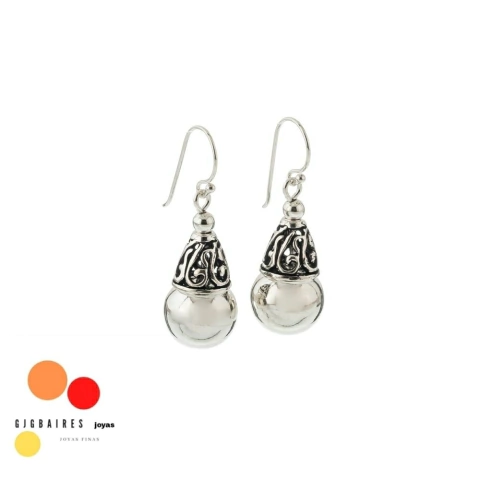 Aros de Plata 925 Lady Dy de Plata Colgantes