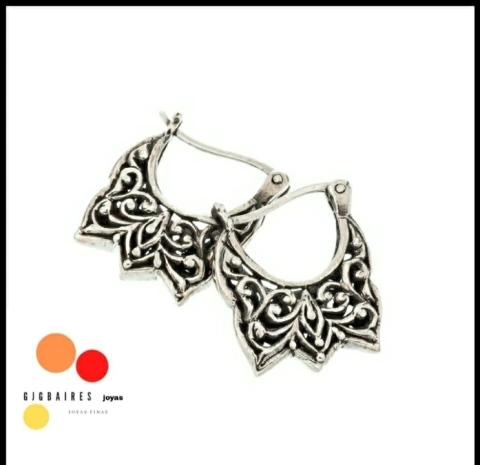 Aros de Plata 925 Tailandia Calados