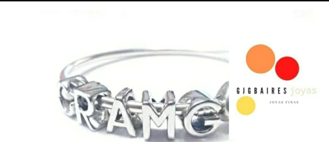 CHARMS DE PLATA 925 ESTILO PANDORA INICIALES