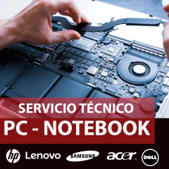 SERVICIO TÉCNICO PC - NOTEBOOK - REPUESTOS