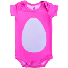 Body Bebê Fantasia de Coelho Orelhinha Rosa - Isabb - Isabb