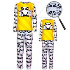 Pijama Adulto Masculino Manga Longa e Calça Panda - Isabb na internet