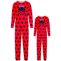 Pijama Infantil Menina Manga Longa e Calça Joaninha - Isabb na internet