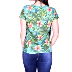 T-Shirt Feminina Verde Tropical - Otto - comprar online