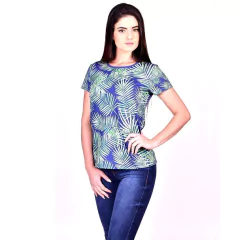 T-Shirt Feminina Palma Tropical - Otto