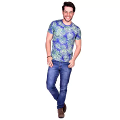 Camiseta Masculina Palma Tropical - Otto - comprar online