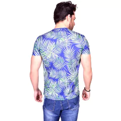 Camiseta Masculina Palma Tropical - Otto na internet
