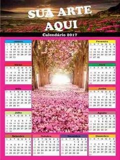 Calendário de Parede - comprar online