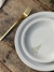 SET 4 PLATOS PLAYOS PORCELANA