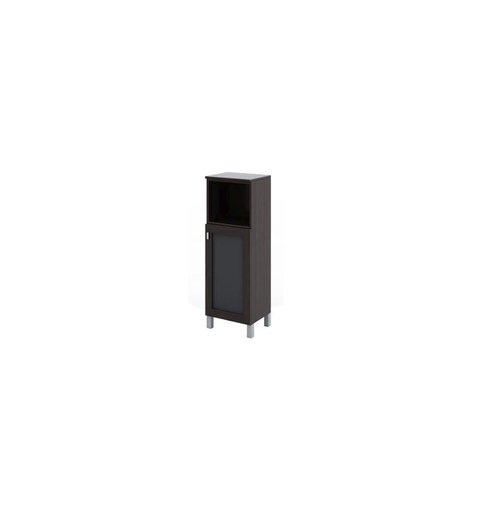 ARMARIO CON REPISA TERRA VETRO SCHNEIDER 40X110X30CM WENGUE ARR40MW