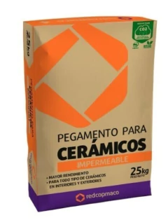 PEGAMENTO P/CERÁMICO COPMACO X 25 KG
