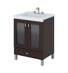 VANITORY TERRA VETRO 60X84X36CM WENGUE V60MW