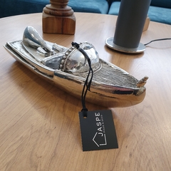 Adorno lancha cento de mesa - Jaspe Deco