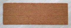 Felpudo coco natural 25x75 liso grueso goma antideslizante - Jaspe Deco