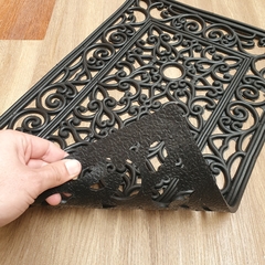 Alfombra Felpudo Goma Simil Hierro Vintage 59 x 39 cm - comprar online