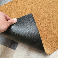 Felpudo Coco Natural 50x100 Liso Grueso Antideslizante Deco - Jaspe Deco