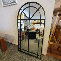 Espejo Ventana Hierro Negro - comprar online