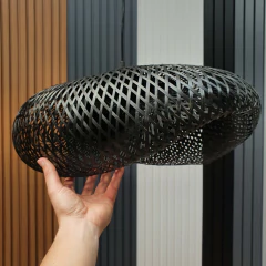 Pantalla Bamboo Vietnam Negra 64 x 45 x 19 cm en internet