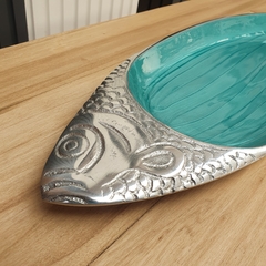 Imagen de Centro de Mesa Pez Decorativo Aluminio Esmaltado 50 cm x unidad