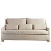 Sofa de 3 Cuerpos Tapizado Lino Crudo 2 mt