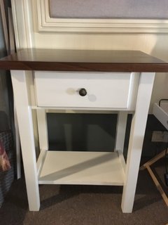 Mesa de Luz Madera Hueso y Roble Oscuro en internet