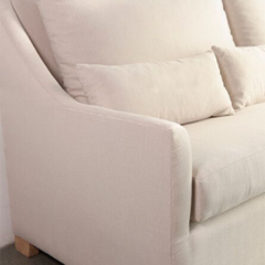 Sofa de 3 Cuerpos Tapizado Lino Crudo 2 mt - comprar online