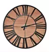 Reloj de Pared Madera Borde Negro 60 cm Bronx