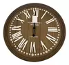 Reloj Madera Numeros Romanos Corporeos 40cm