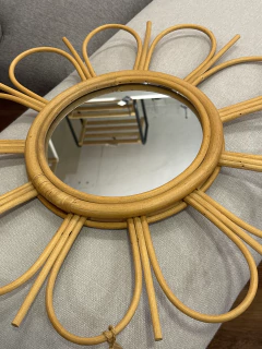Espejo 100% Rattan Natural - Jaspe Deco