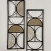 Apliques De Metal P/Pared Set x2 27cm x 77cm