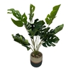 Planta Artificial en maceta beige negro 56cm