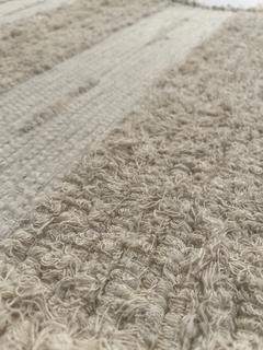 Alfombra tejida trama costado cama 60 cm - Jaspe Deco