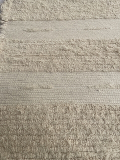 Alfombra tejida trama costado cama 60 cm en internet